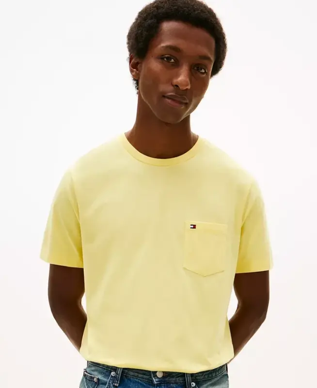Men's Essential Solid Pocket T-Shirt - Citronella - 1