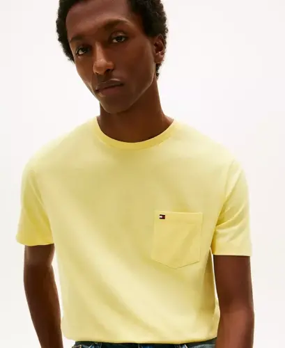 Men's Essential Solid Pocket T-Shirt - Citronella - 4