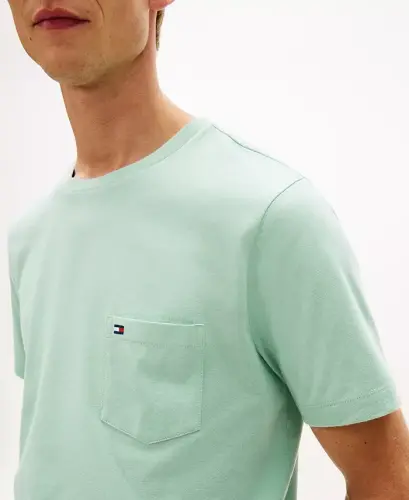 Men's Essential Solid Pocket T-Shirt - Crushed Mint - 3
