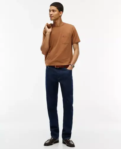 Men's Essential Solid Pocket T-Shirt - SKY BLUE - 6