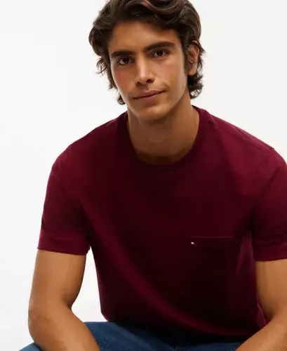 Men's Essential Solid Pocket T-Shirt - SKY BLUE - 12