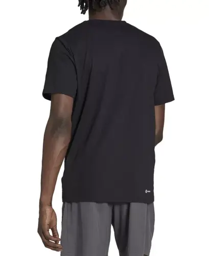 Men's Essentials Feel Ready Logo Training T-Shirt-Black - 2