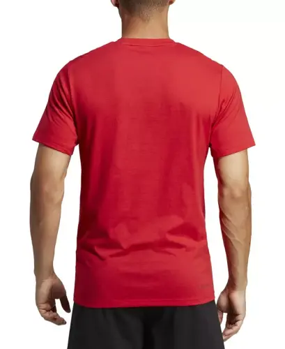 Men's Essentials Feel Ready Logo Training T-Shirt-Btr Scarlet - 2