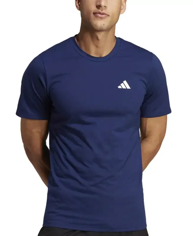 Men's Essentials Feel Ready Logo Training T-Shirt-Dark Blue - 1