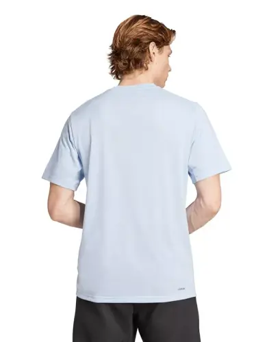 Men's Essentials Feel Ready Logo Training T-Shirt - Glow Blue - 3