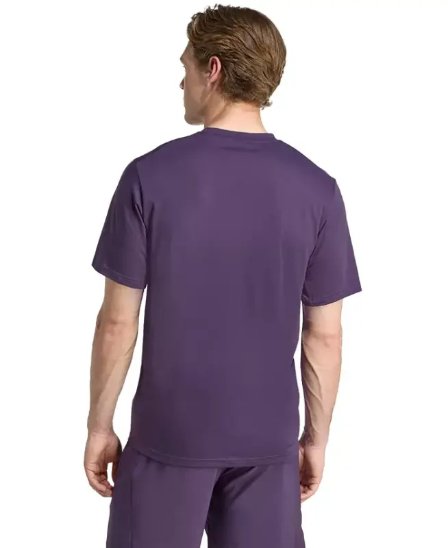 Men's Essentials Feel Ready Logo Training T-Shirt - Plum - 3
