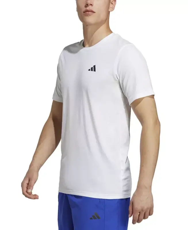 Men's Essentials Feel Ready Logo Training T-Shirt-White - ADIDAS