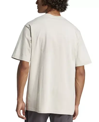 Men's Essentials Linear Logo Graphic Regular-Fit T-Shirt - Alumina/White - 3
