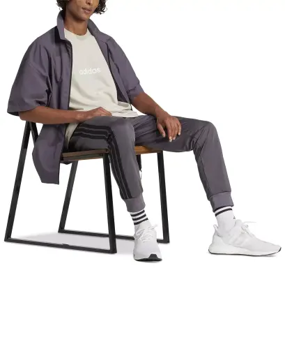 Men's Essentials Regular-Fit Linear Logo Graphic T-Shirt-Alumina / Wht - 3