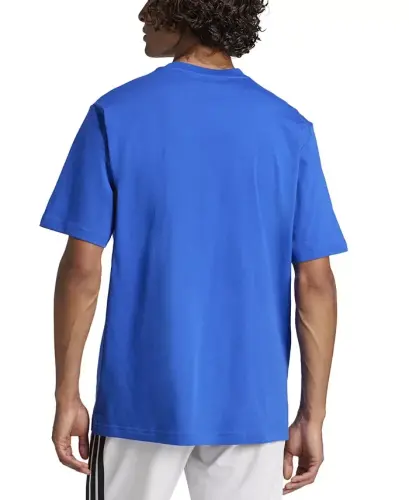 Men's Essentials Regular-Fit Linear Logo Graphic T-Shirt-Royal Blue/blk - 2