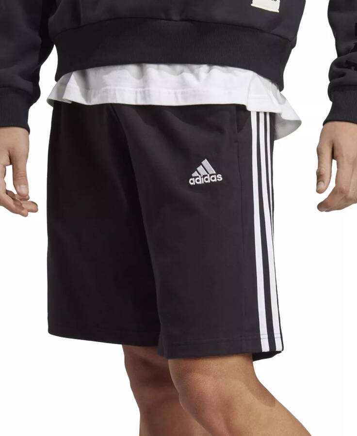 Men's Essentials Single Jersey 3-Stripes 10