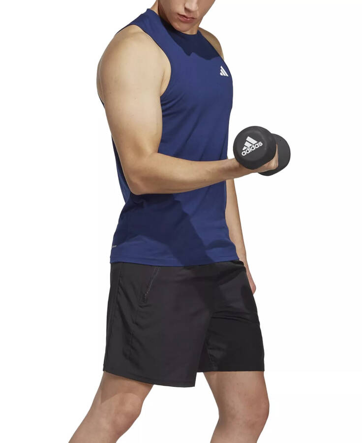 Men's Essentials Slim-Fit Feelready Training Tank Dark Blue - 3