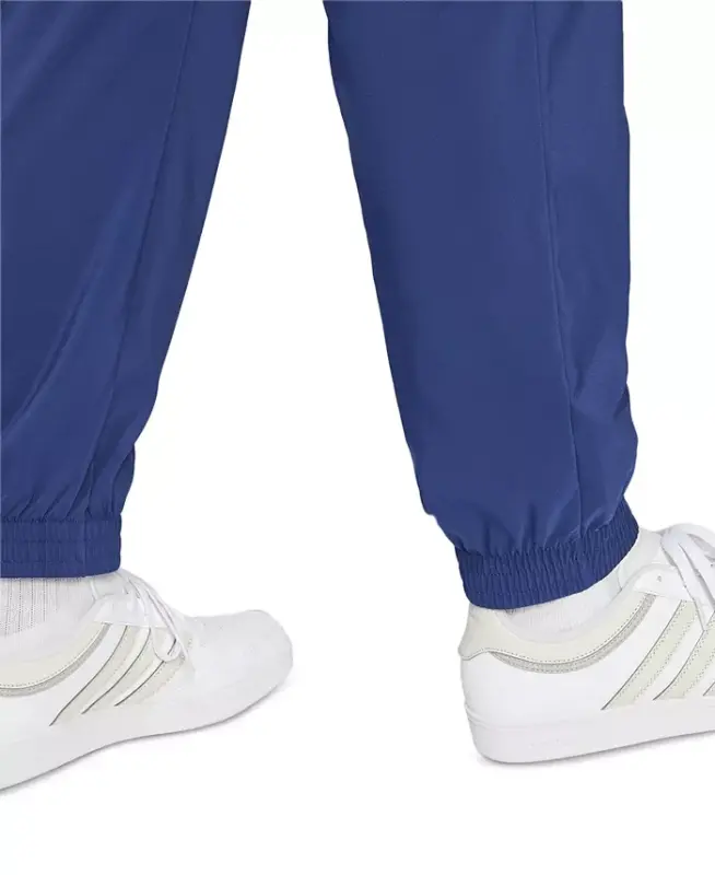 Men's Essentials Small Logo Cargo Pants-Dark Blue/wht - 4