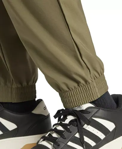 Men's Essentials Small Logo Cargo Pants-Olive/blk - 4