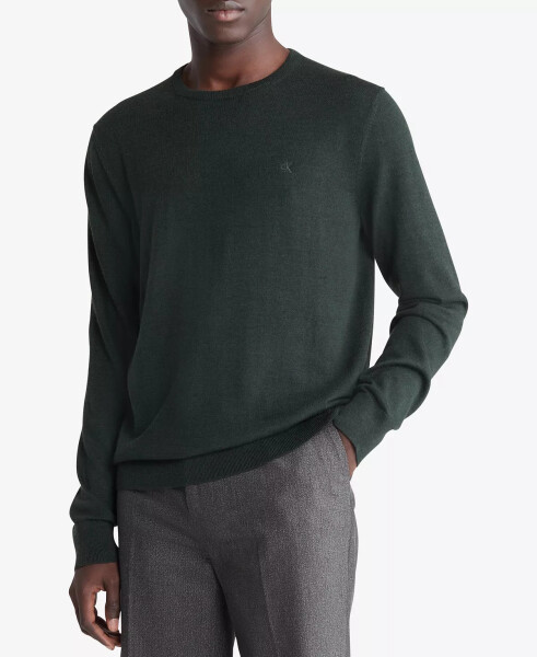 Men's Extra Fine Merino Wool Blend Sweater Pine Grove - 1