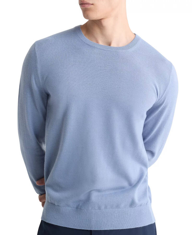 Men's Extra Fine Merino Wool Blend Sweater Troposphere - 3