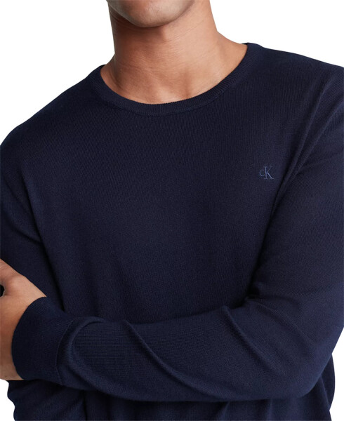 Men's Extra Fine Merino Wool Blend Sweater Vulcan - 2