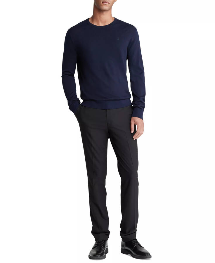 Men's Extra Fine Merino Wool Blend Sweater Vulcan - 4