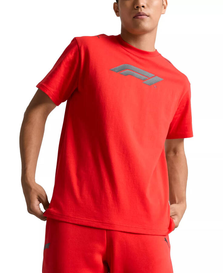 Men's F1 ESS+ Relaxed Fit T-Shirt Pop Red - 1