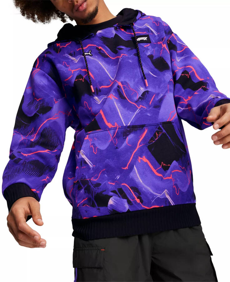 Men's F1 Neon Energy Graphic Hoodie Black - 1