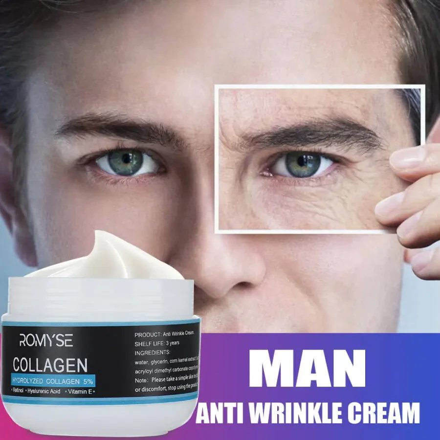 Men's Face Moisturizer Cream - Anti Aging & Age Facial Skin Care - Day & Night Moisturizing, 2 oz - 5