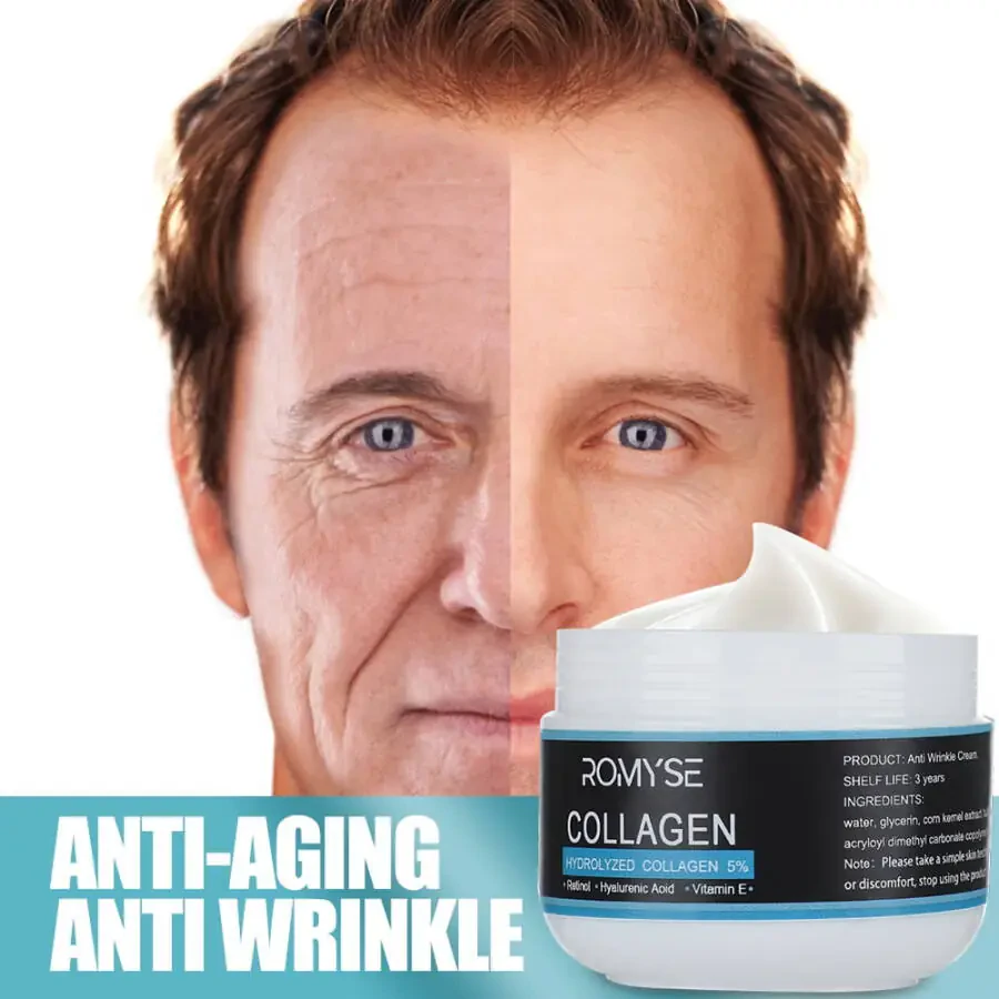 Men's Face Moisturizer Cream - Anti Aging & Age Facial Skin Care - Day & Night Moisturizing, 2 oz - 6