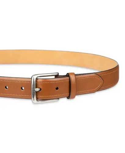 Men's Feather Edge Contrast Casual Belt - 3