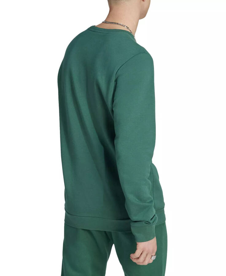 Men's Feel Cozy Essentials Classic-Fit Embroidered Logo Fleece Sweatshirt - College Green - 2