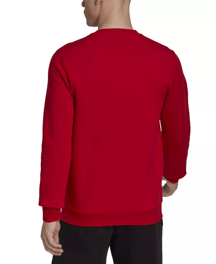 Men's Feel Cozy Essentials Classic-Fit Embroidered Logo Fleece Sweatshirt - Scarlet Red - 7