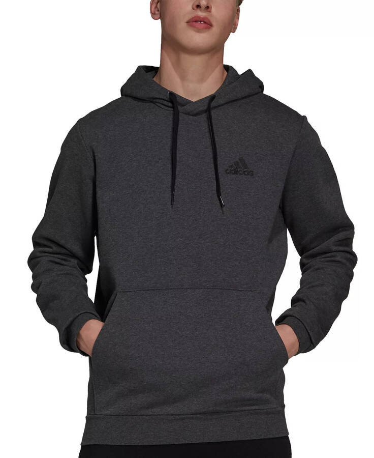 Men's Feel Cozy Essentials Fleece Pullover Hoodie - Dark Grey Heather - 1