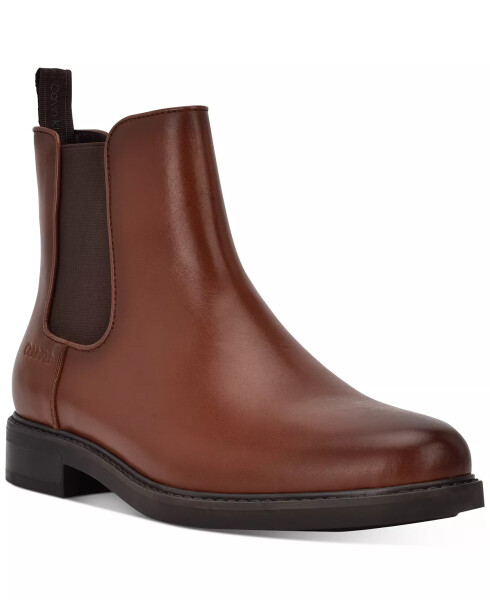 Men's Fenwick Pull On Chelsea Boots Medium Brown - 1