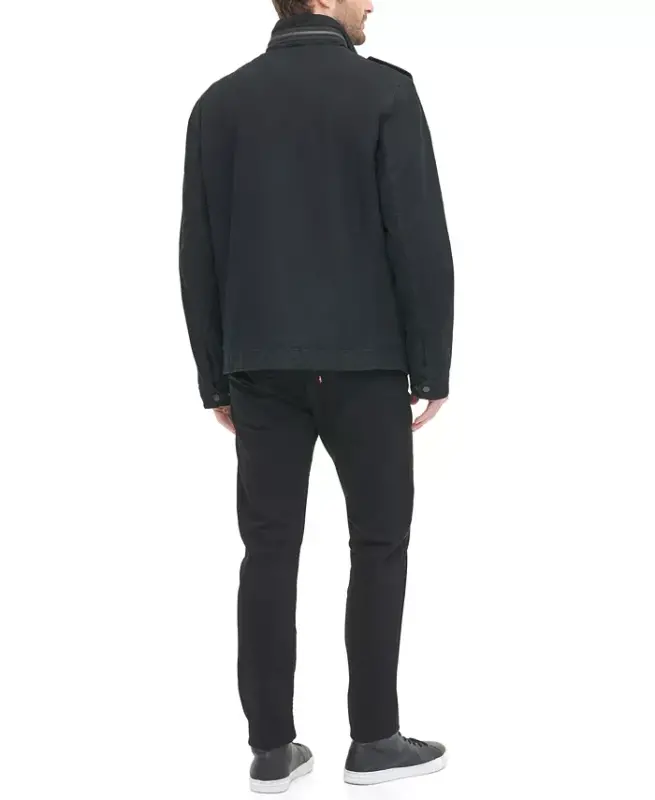 Men's Field Jacket-Black - 4