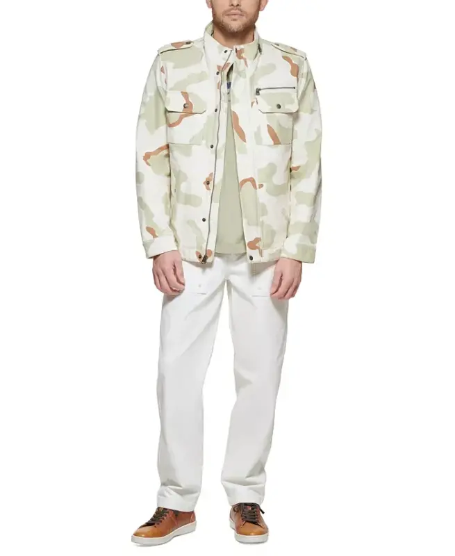 Men's Field Jacket-Desert Camo/sand - 5