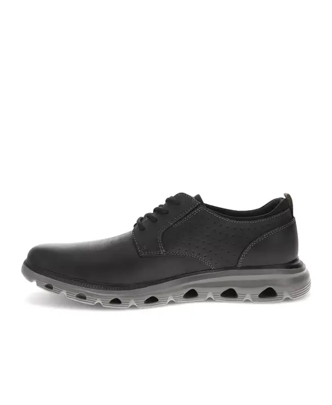 Men's Finley Comfort Oxfords-Black, Gray - 4