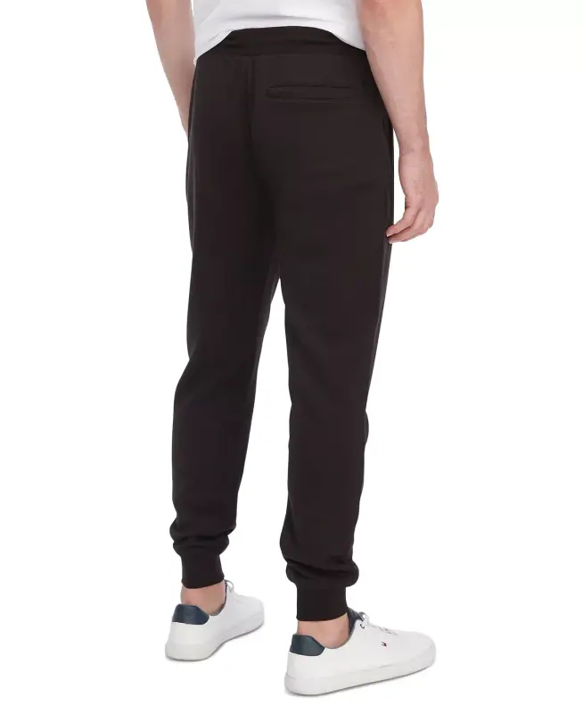 Men's Flag Logo Sweatpants-Black - 2