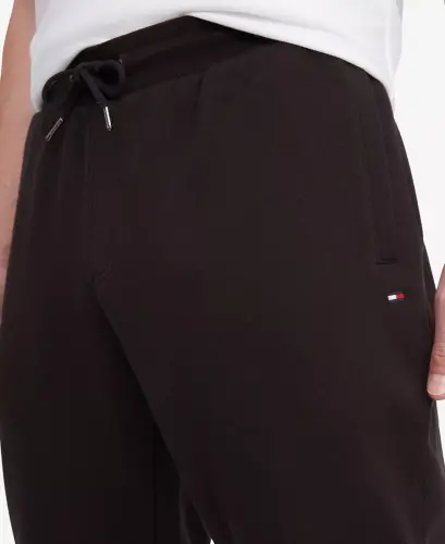 Men's Flag Logo Sweatpants-Black - 3