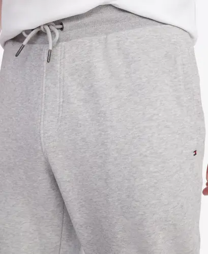 Men's Flag Logo Sweatpants-Light Grey Heather - 3