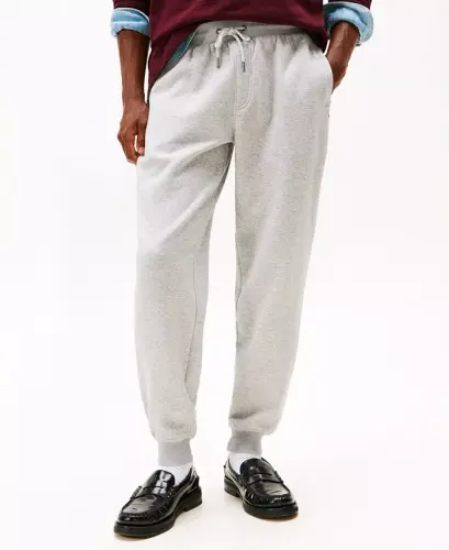 Men's Flag Logo Sweatpants-Light Grey Heather - 1