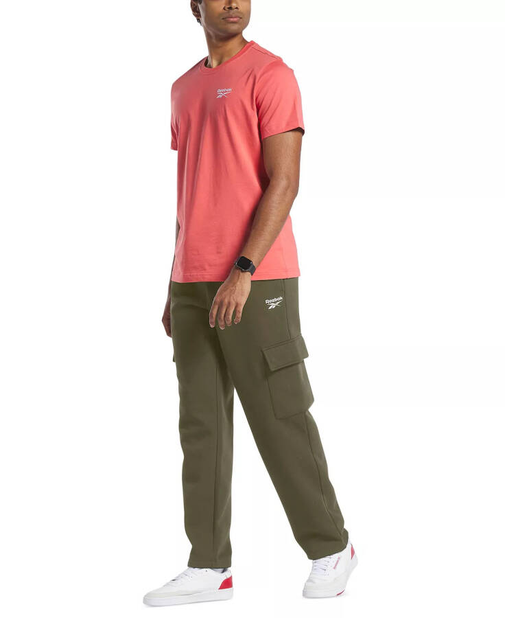 Men's Fleece Cargo Pants Army Green - 7