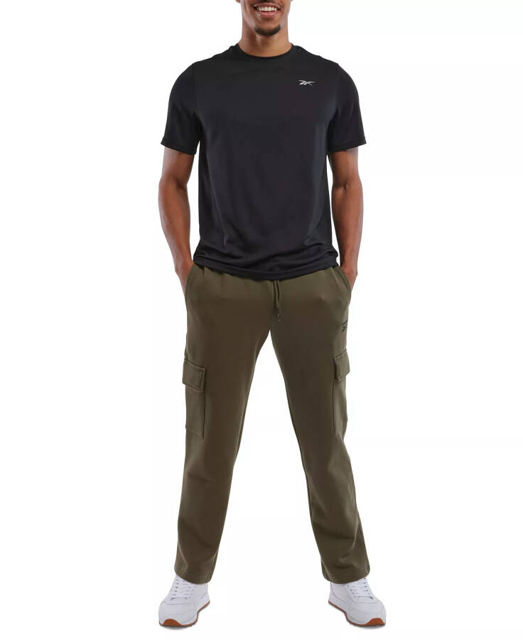 Men's Fleece Cargo Pants Army Green - 8