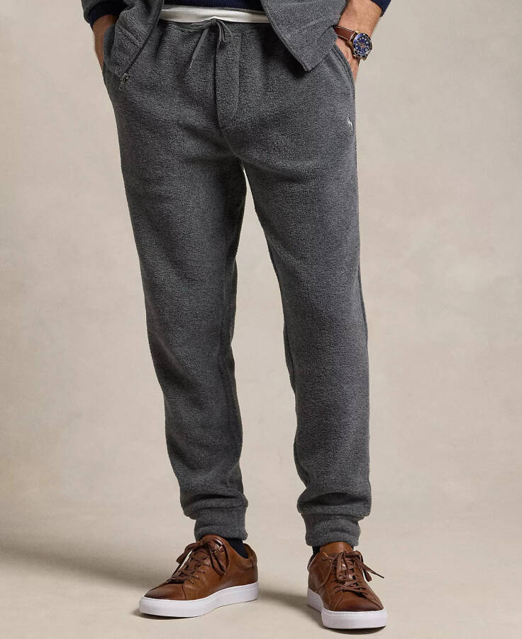 Men's Fleece Jogger Pants Grey - 4