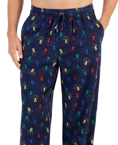 Men's Fleece Pajama Pants, Created for Modazone Lush Meadow - 8