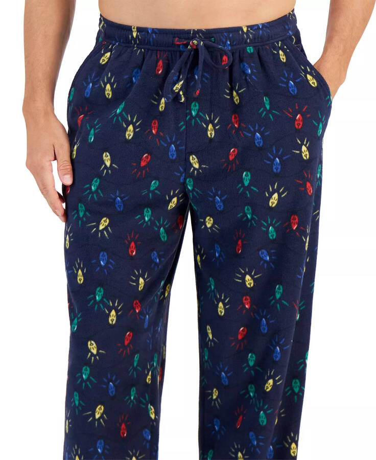 Men's Fleece Pajama Pants, Created for Modazone Lush Meadow - 8