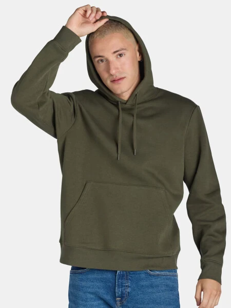 Men's Fleece Pullover Hoodie with Long Sleeves, Sizes S-5XL - 4