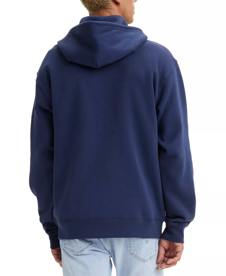 Men's Fleece Relaxed-Fit Zip-Up Hoodie Naval Academy - 2