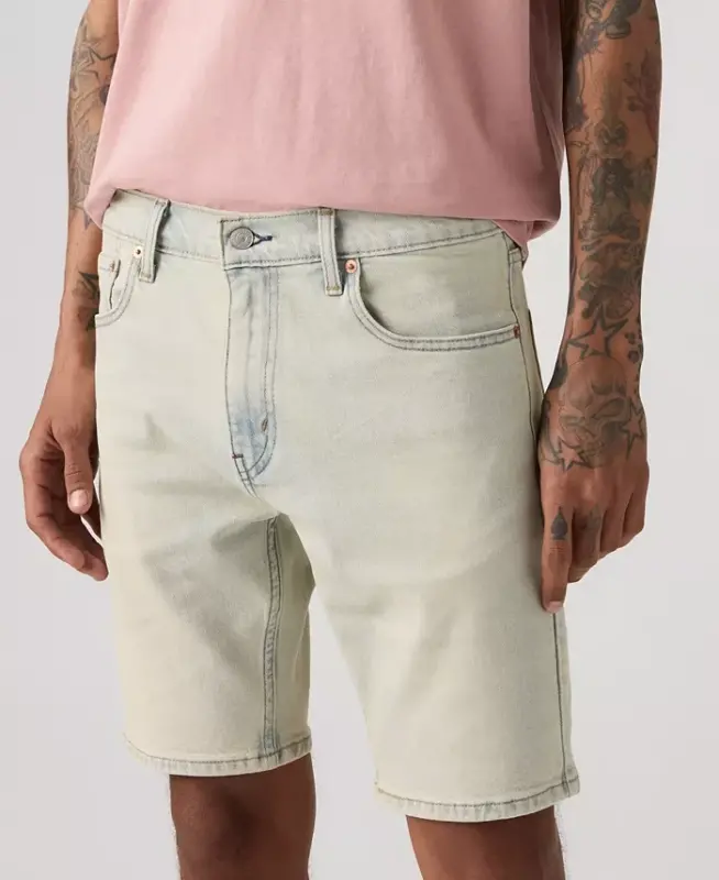 Men's Flex 412 Slim-Fit Jean Shorts - On My Grind - 4