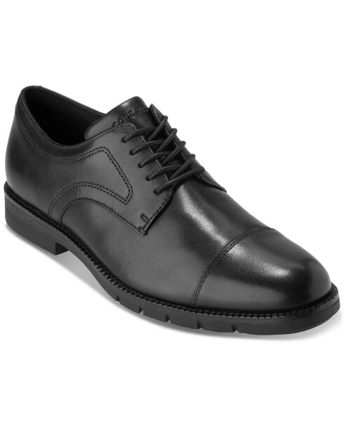 Men's FlexGrand 360 Cap-Toe Oxford Dress Shoe Black - 1