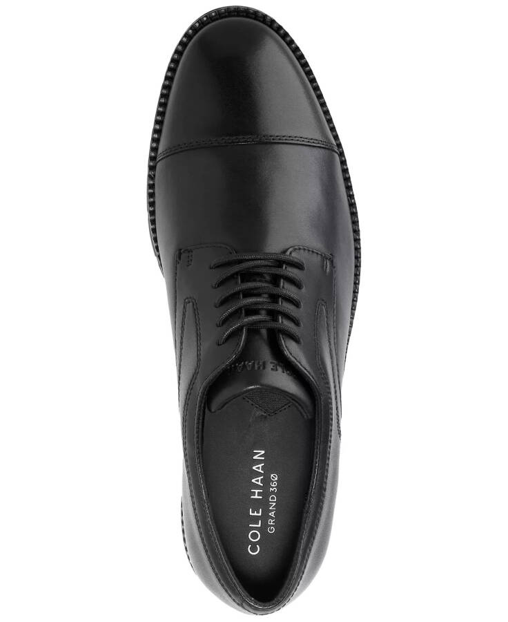 Men's FlexGrand 360 Cap-Toe Oxford Dress Shoe Black - 4