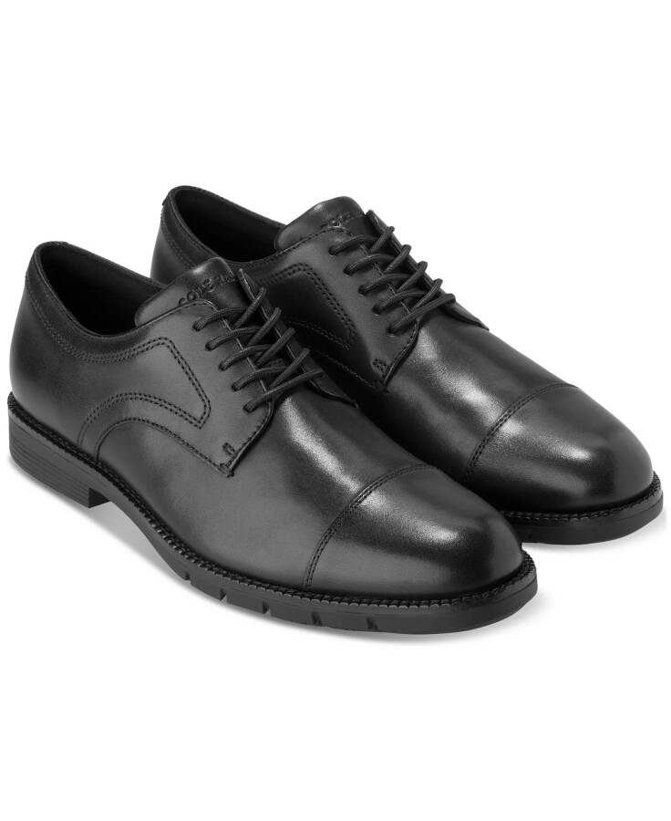 Men's FlexGrand 360 Cap-Toe Oxford Dress Shoe Black - 7