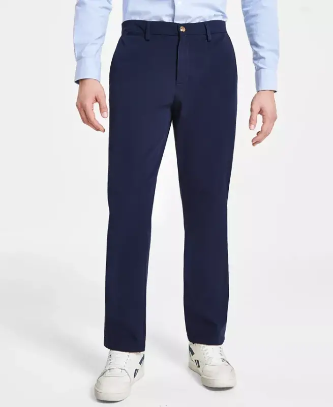 Men's Four-Way Stretch Pants, Created for Modazone - CLUB ROOM